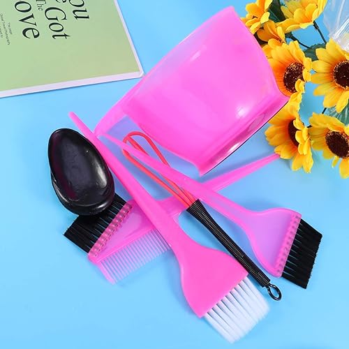 Miniatura 8 de Beaupretty Kit de coloración de tinte para el cabello de 6 piezas con cuenco de color de cabello, cepillo de teñido de cabello, kit de herramientas