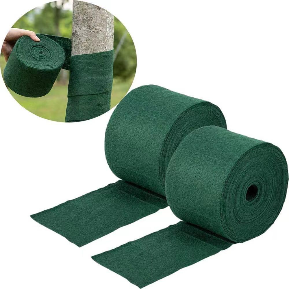 JOBGV Tree Protector Wraps, Total 56 Feet Premium Tree Trunk Guard Shrub Tree Bark Repair Bandage Tree Protector Wrap from Deer and Animal (2-Pack)