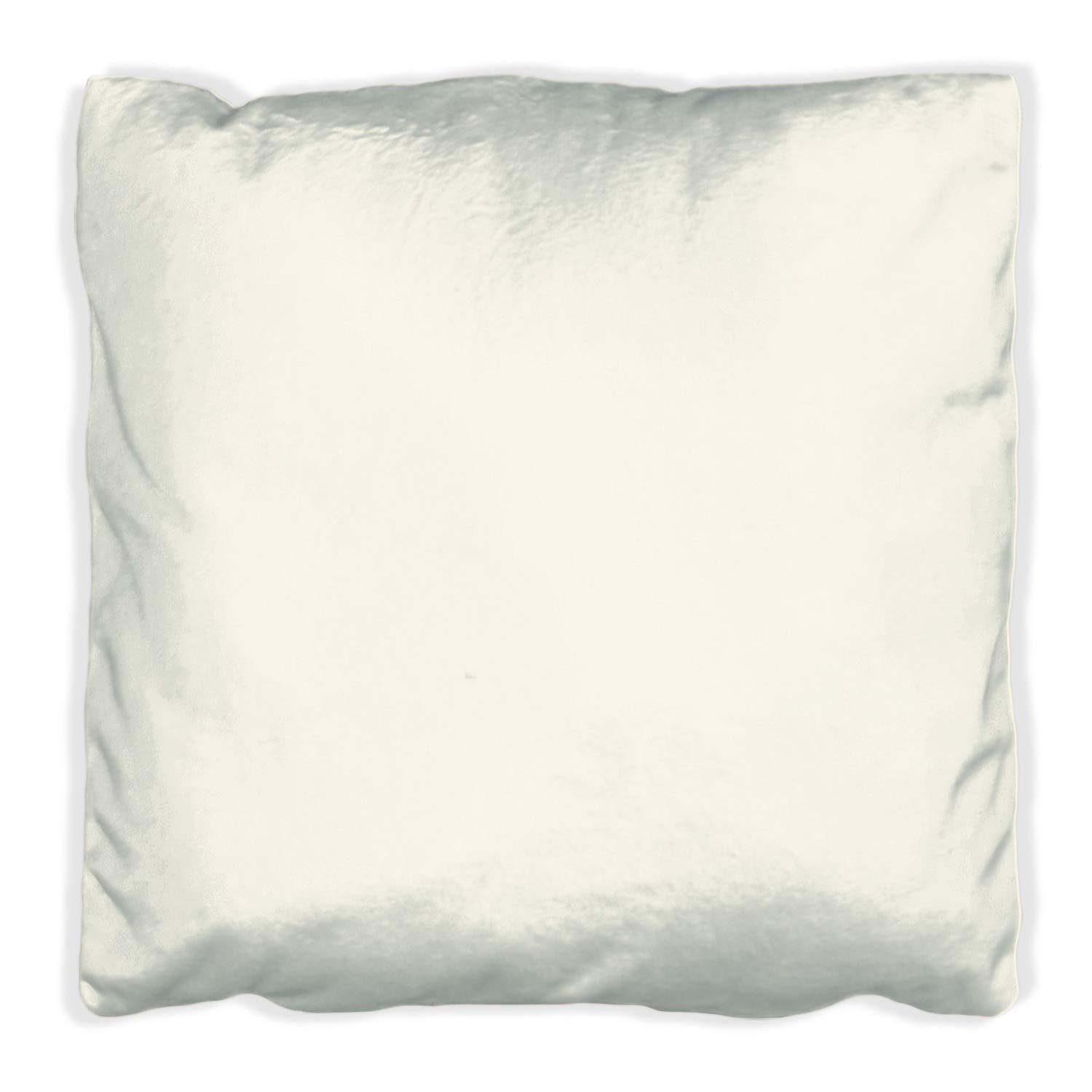 Wallario Dekokissen 30 x 30 cm, Beige, beidseitig Bedruckt, Kuschelkissen mit weicher Plüsch-Oberfläche