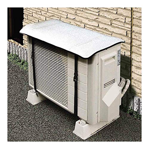 Extérieur Climatisation Couvercle De Pompe À Chaleur, Parasol 7mm D'épaisseur Feuille D'aluminium Anti-UV Étanche Étanche À La Poussière avec Boucle Convient pour L'unité AC