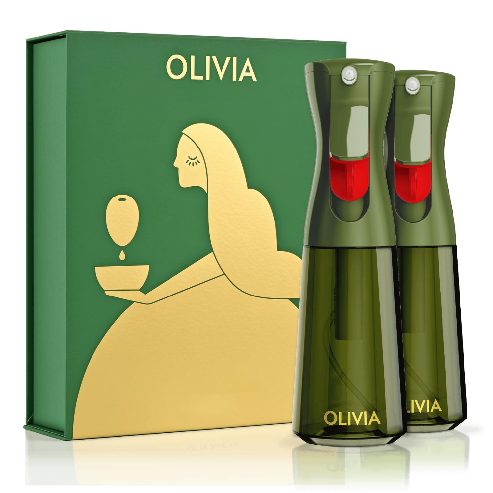 OLIVIA SIGNATURE Green 2-Pack oil sprayer