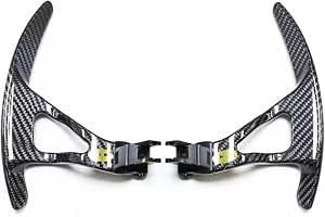 Amazon.co.jp: Carbon Fiber Steering Wheel Paddle Shifter Fit Nissan GT