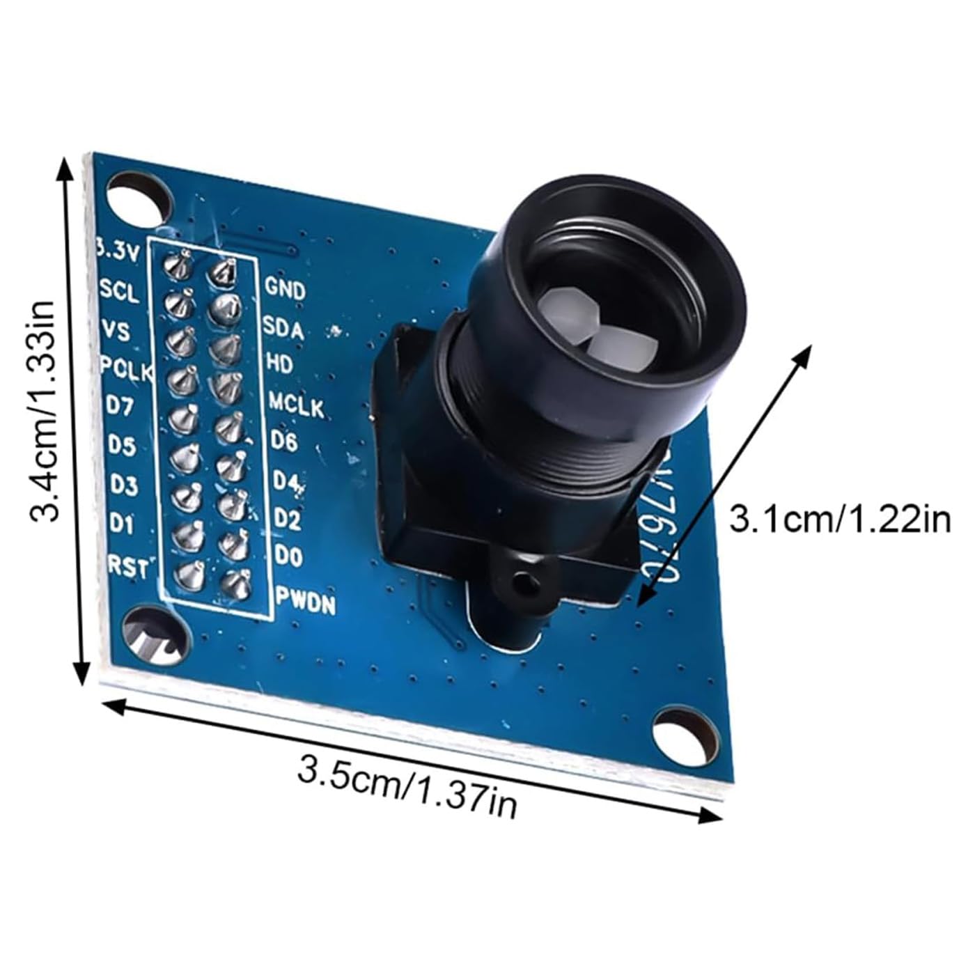 Module de caméra Ov7670 avec Carte de développement FIFO stm32 Drive microcontrôleur 2pcs