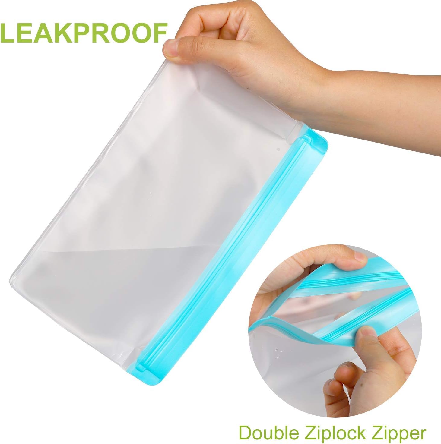 Veg Bags 12 Pack - Food Safe & Leakproof -5 Veg Bags 12 Pack - Food Safe & Leakproof -5