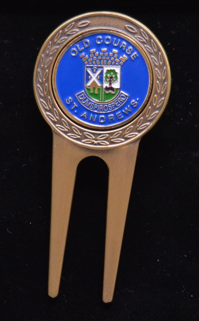 Marqueur de golf personnalisé design monogramme motif