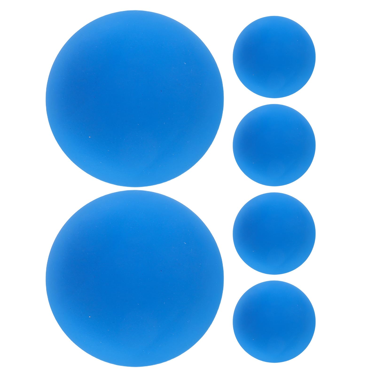 Healvian 6 Palline da Squash: Palline rimbalzanti in Gomma - Attrezzi per l'allenamento dello Squash, Pallamano di Reazione - Accessori per Racquetball per Sport da Campo, Nero