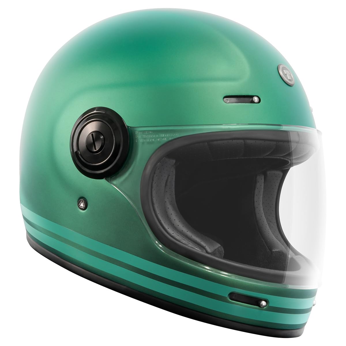 TORC T1/Newport Fiberglass Retro Full Face Motorcycle Helmet DOT Approved