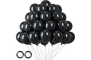 105Pcs Black Latex Balloons 12Inch for Birthday Party Decorations