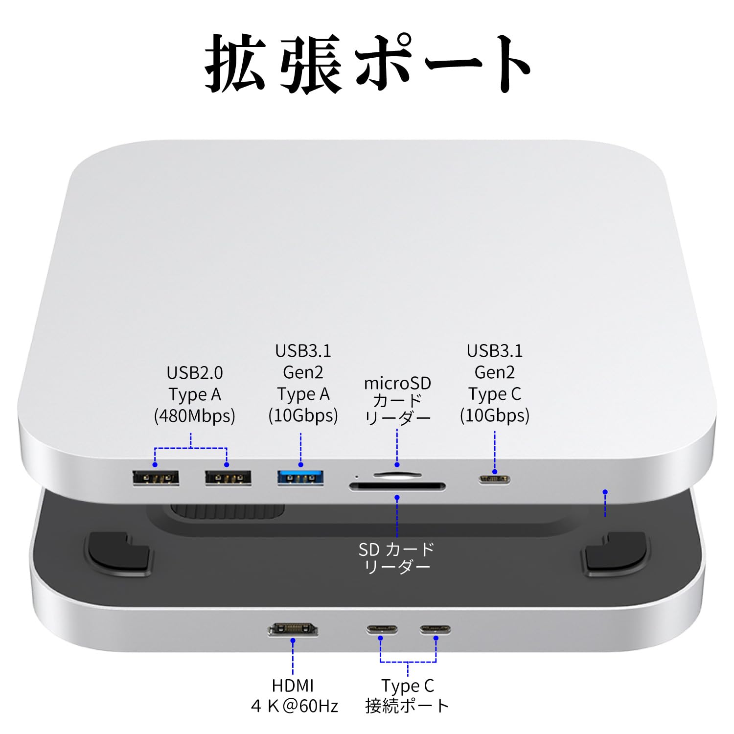 Amazon.co.jp: Mac mini ドッキングステーション TypeC (8in2 Amazon.co.jp: Mac mini ドッキングステーション TypeC (8in2
