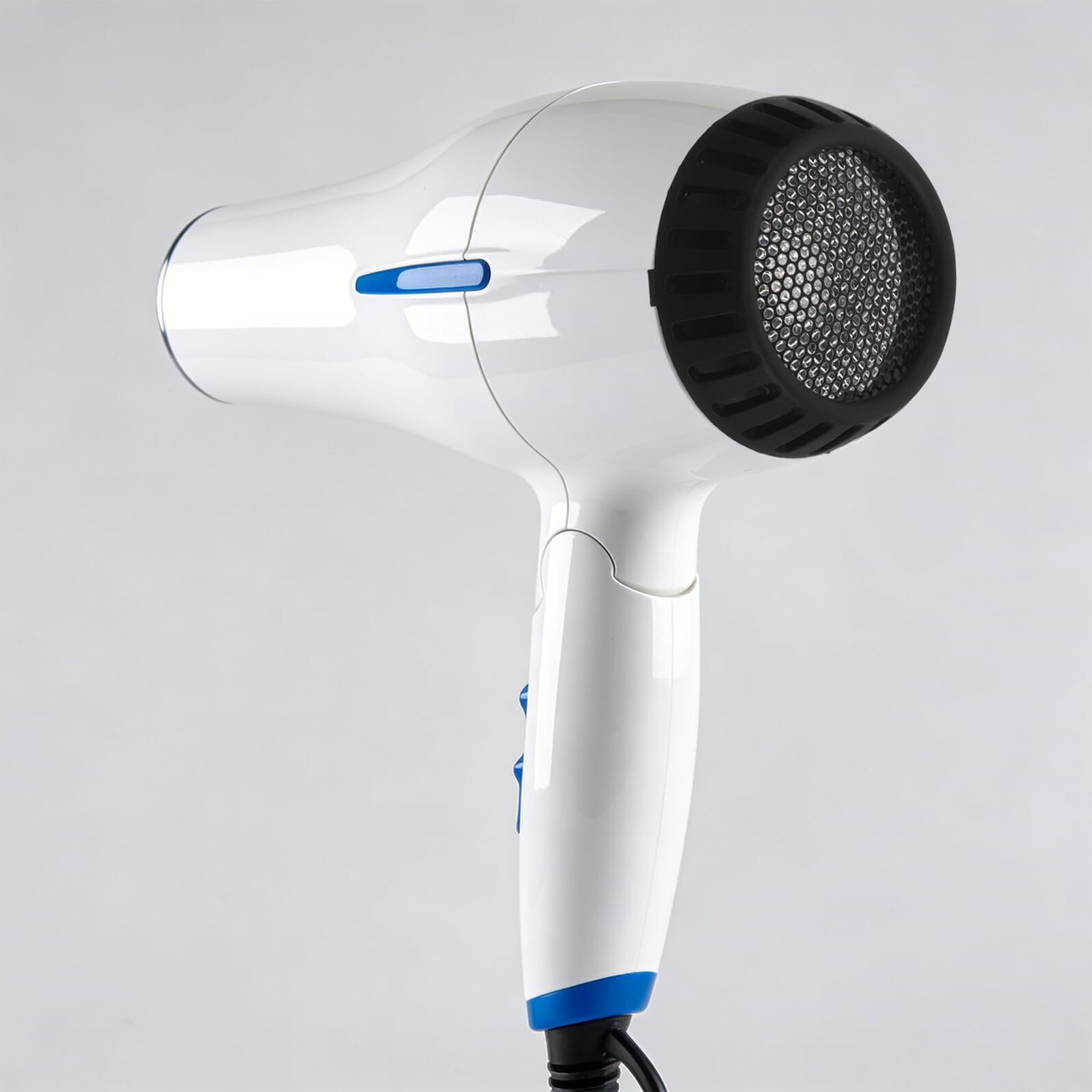 3 Pezzi Set Copertura Posteriore Rete Rotonda per Asciugacapelli, Accessorio di Ricambio Resistente per Casa e Salone, Griglia Protettiva per Flusso Aria Pulito, Compatibile Phon