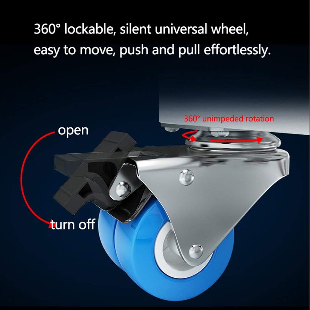 Multifunctional Base,Adjustable Refrigerator Stand,Movable Washing Machine Base,for Washing Machine,Refrigerator and Dryer,44 to 68cm. ()