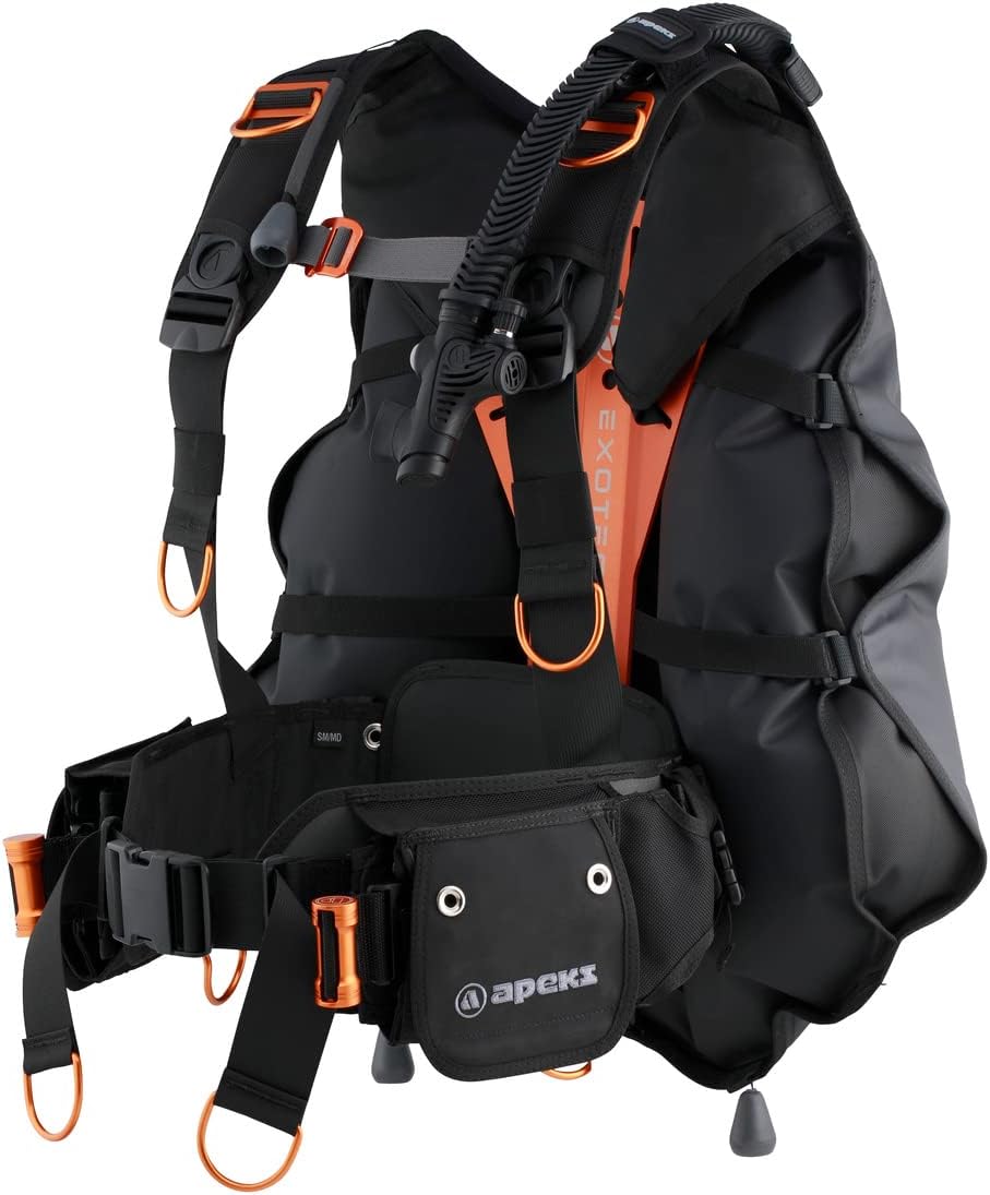 Aqualung Apeks Exotec BCD - Black/Orange - Medium/Large