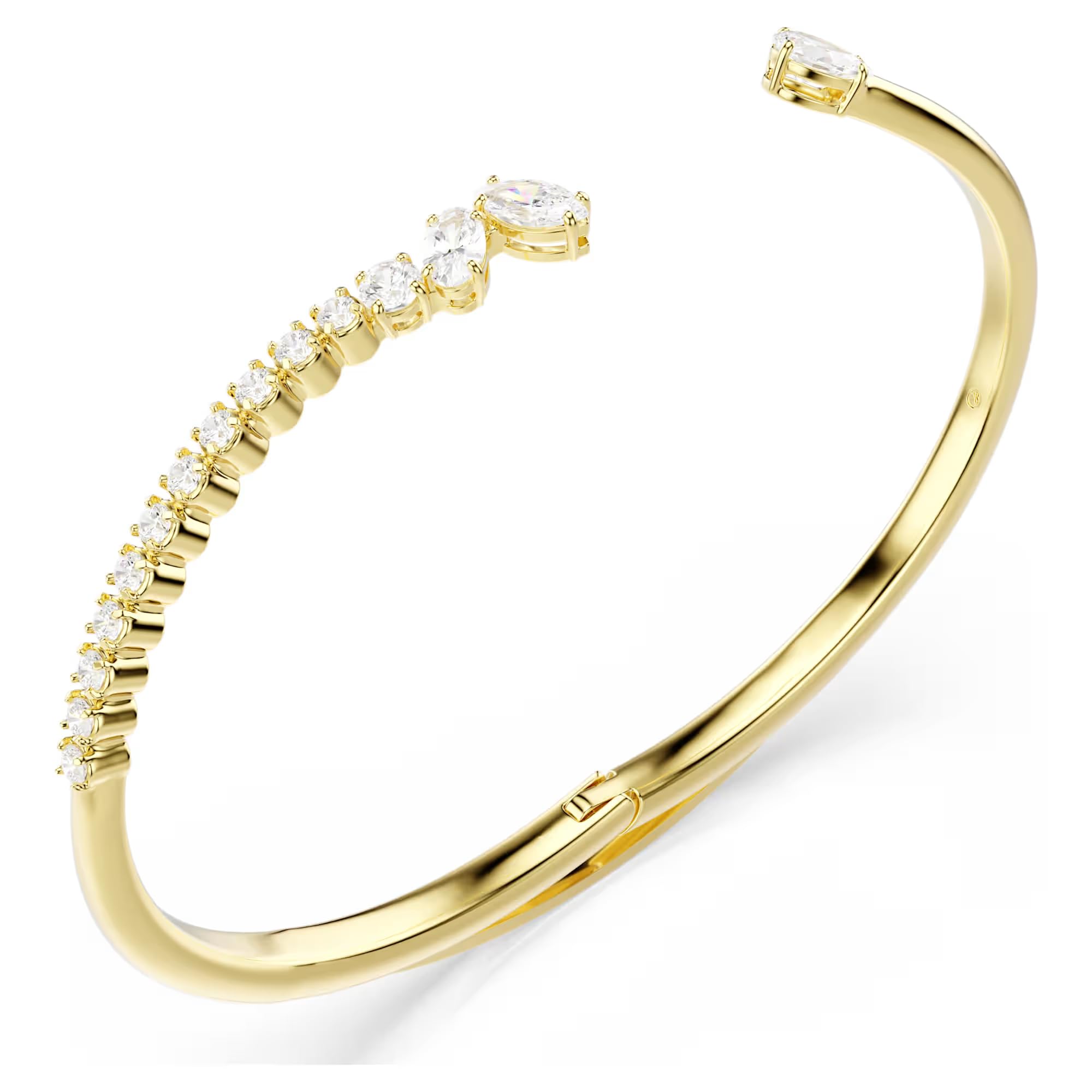 Swarovski Damen-Armreif Metall Kristall