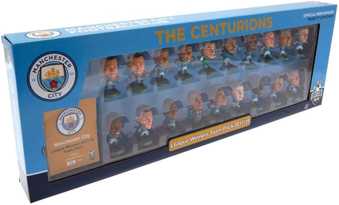 Amazon Co Jp マンチェスター シティ フットボールクラブ Manchester City Fc オフィシャル商品 Soccerstarz プレミアリーグ 優勝チームパック フィギュア 人形 ワンサイズ スカイブルー ホーム キッチン