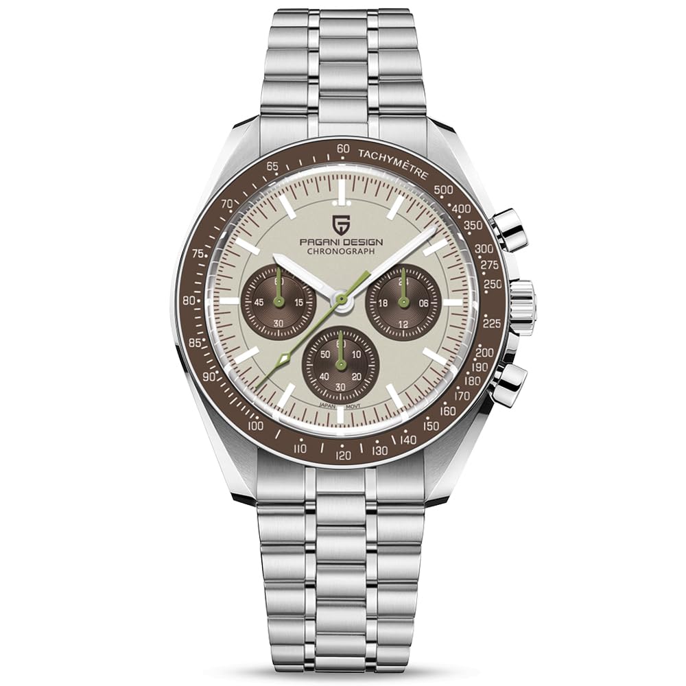 Pagani Design 1701 V6 Moon Armbanduhr Herren Quarz Chronogra