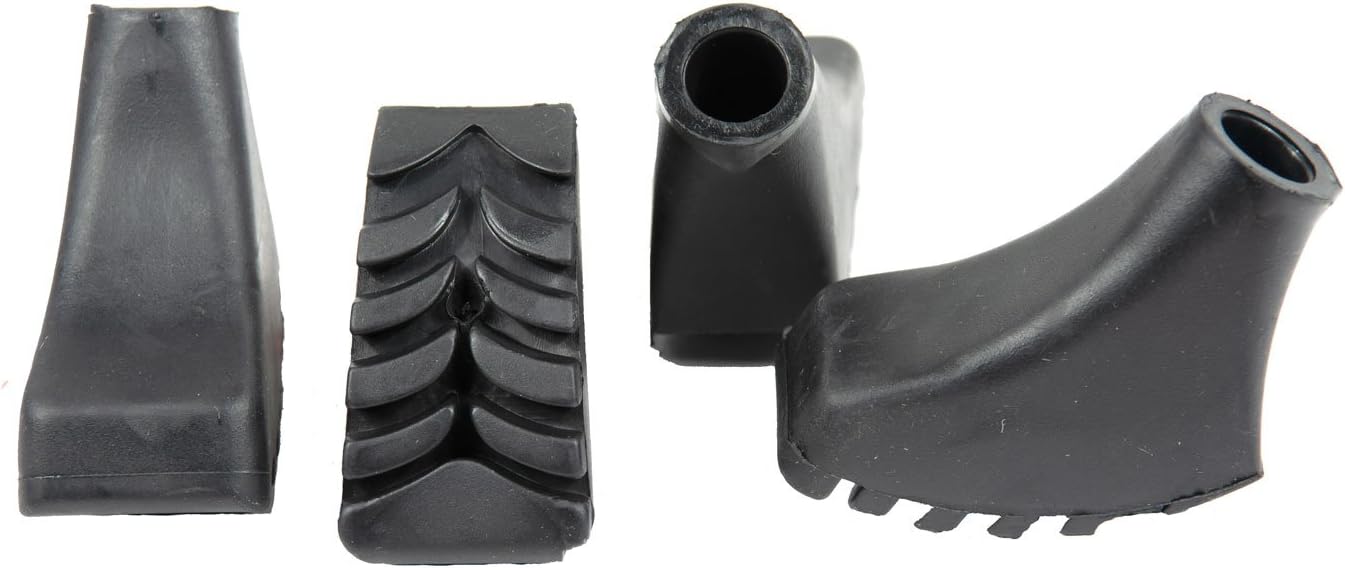 Mons Peak IX Nordic Walking Poles Rubber Tips (4-Pack)