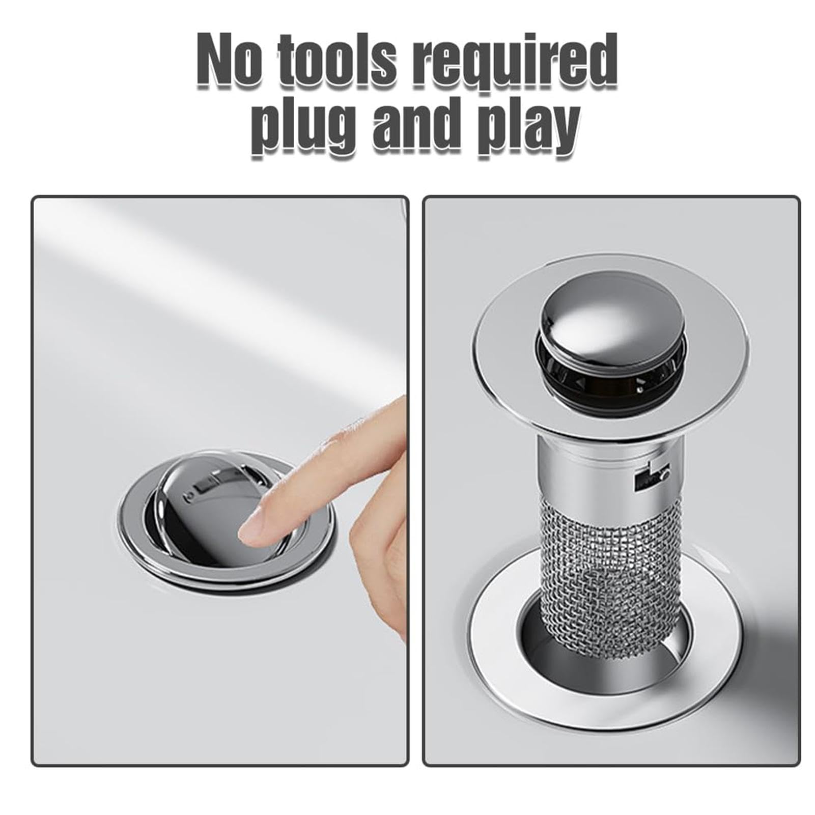 Amazon.co.jp: 洗面台 排水栓 洗面台ポップアップ ドレン栓 排水口