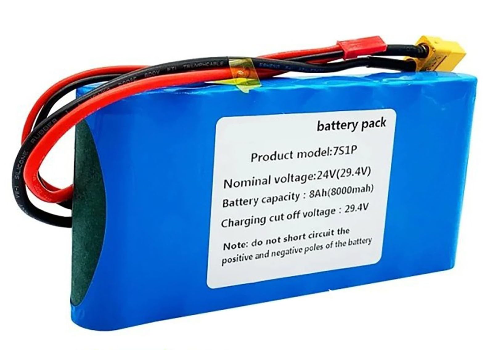 E-Bike Batteries 24V 8000Mah Batterie De Vélo Électrique 29.4V 8Ah Rechargeable Étanche Batterie avec BMS pour 50W 150W 200W Moteur
