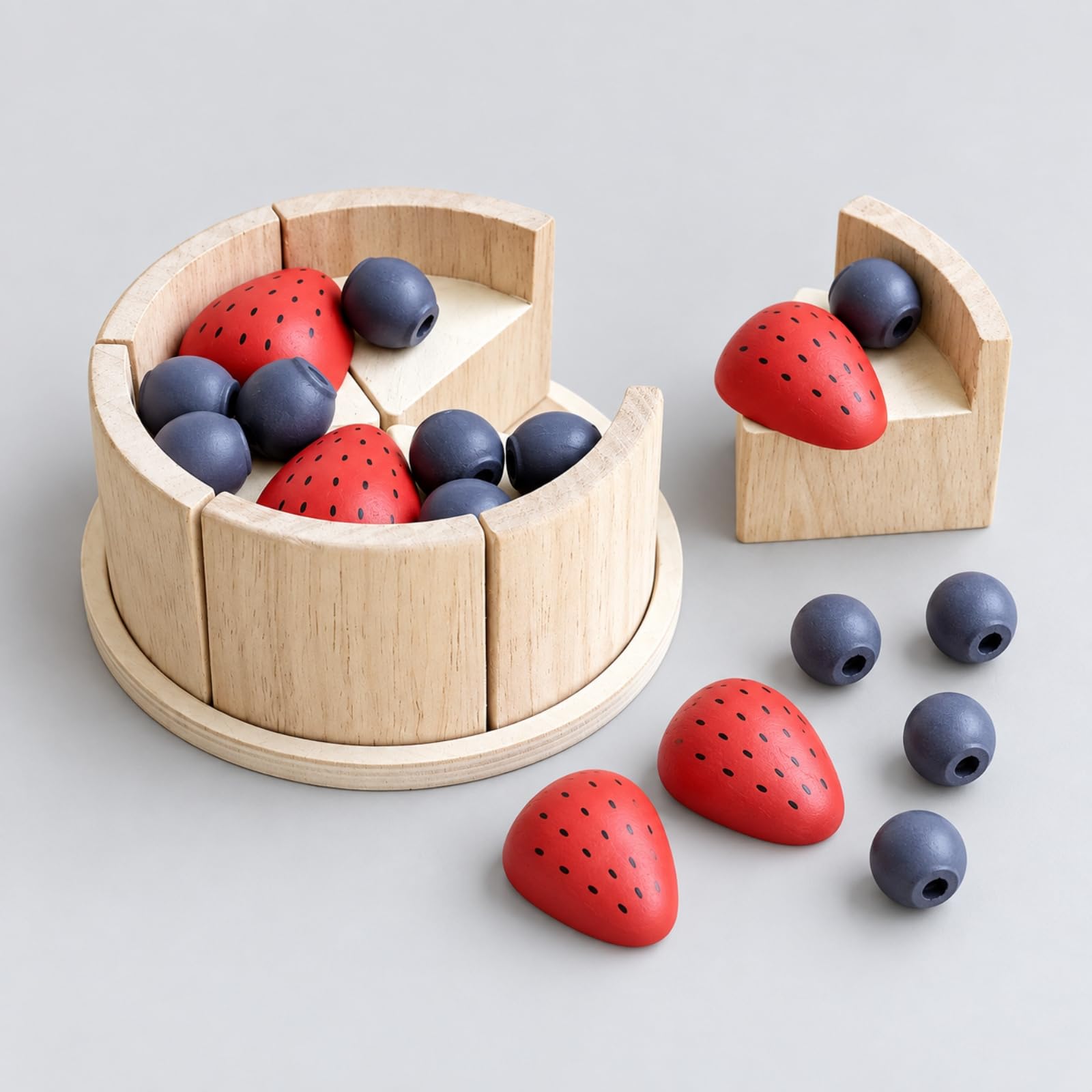 Obstkuchen Spielzeug Puppenküchen Kuchen mit n und n pädagogisch wertvoll für