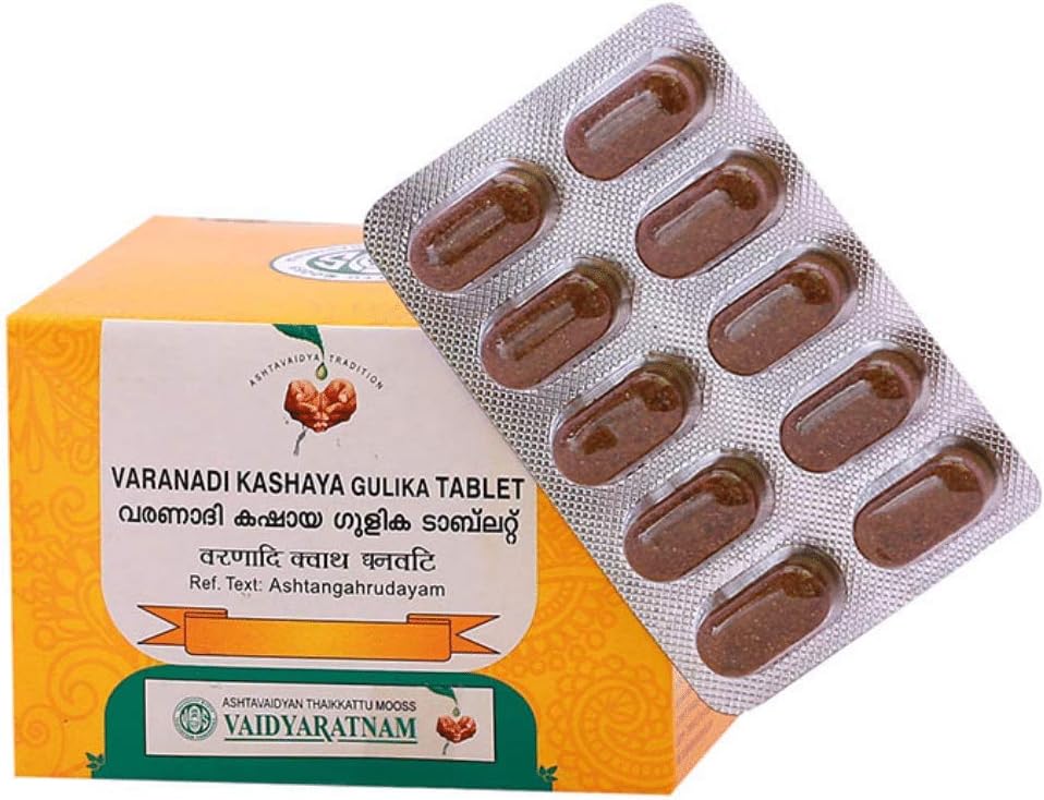 Vaidyaratnam Varanadi Kashaya Gulika Tablet (Pack Of 1)| Ayurvedic Products | Ayurveda Products | Vaidyaratnam Products