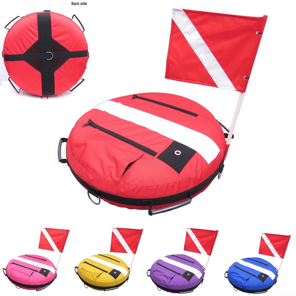 Boa da snorkeling galleggiante, boa per apnea, boa per addestramento subacqueo, boa gonfiabile per immersioni subacquee per apnea, immersioni subacquee, giallo
