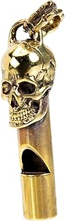 INOOMP Apito De Árbitro De Futebol Esqueleto Apito De Morte Silbatos Para Arbitros Volume Para Exterior Apito De Emergência Alto Som Nítido Apito De Metal Apito De Cobre Apito De Cobre
