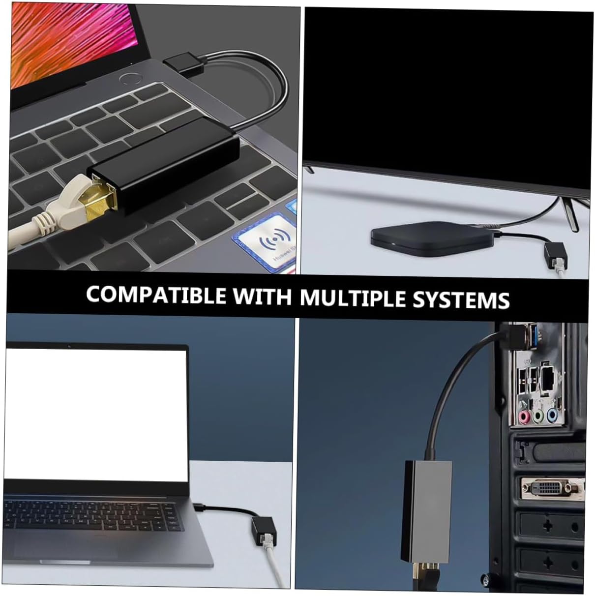 Holibanna 1000m USB Ethernet Adapter Mbps USB LAN Network Adapter for Laptop and Desktop Ethernet Converter for Gaming Streaming and Work