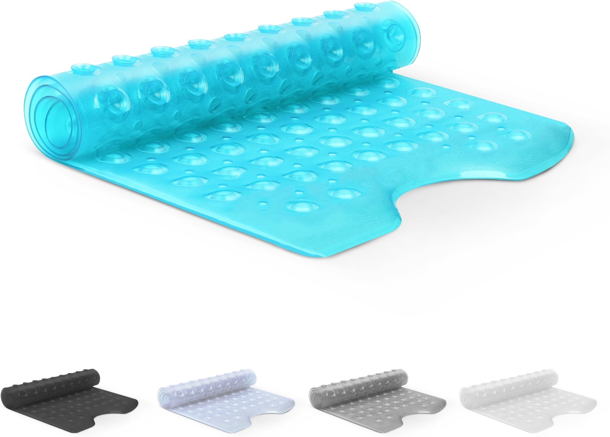 KEPLIN Premium NonSlip Bath Mat 200 Suction Cups, BPA, Latex Free