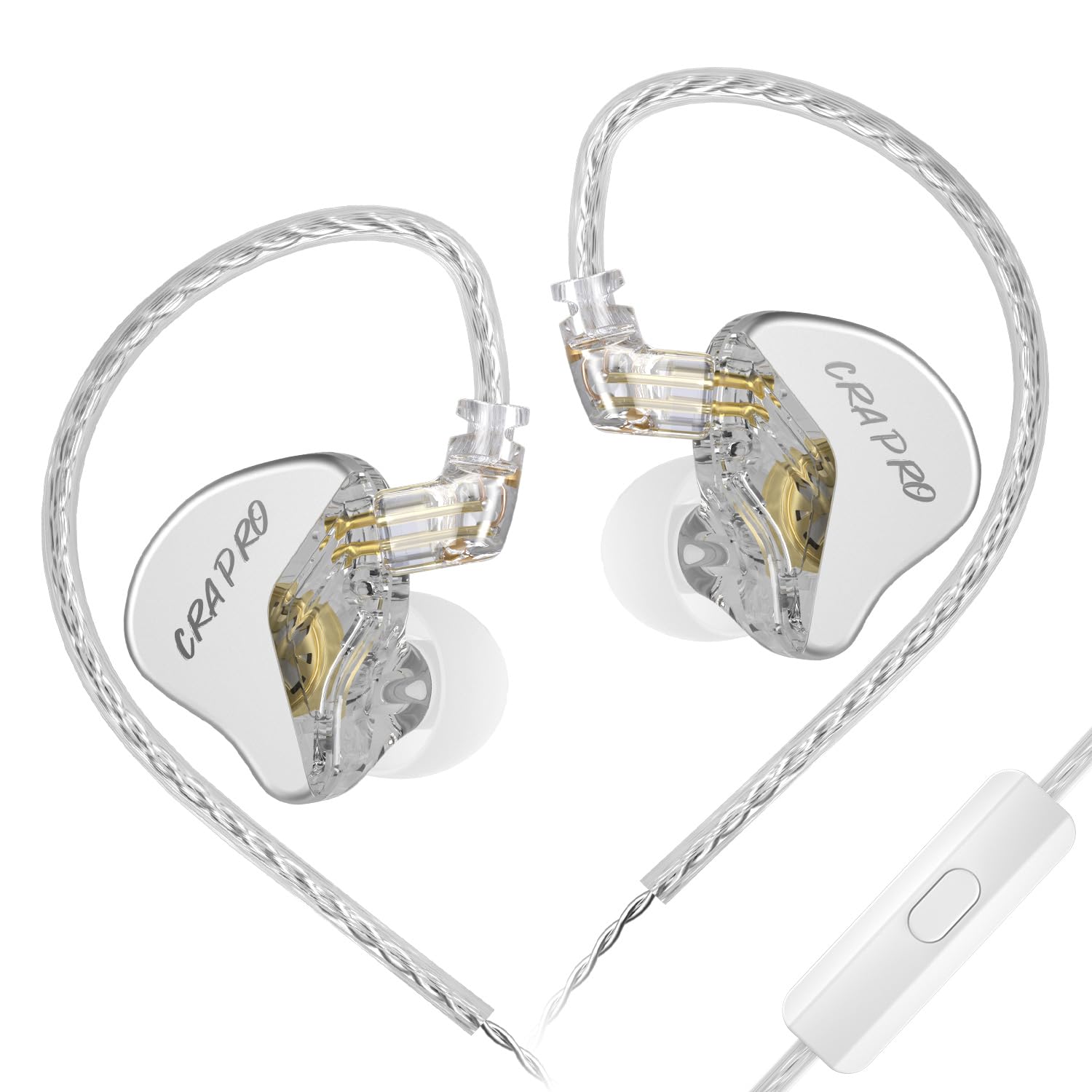 CCA CRA PRO in Ear Monitors, IEMs for Gaming, Ultra-Thin DLC