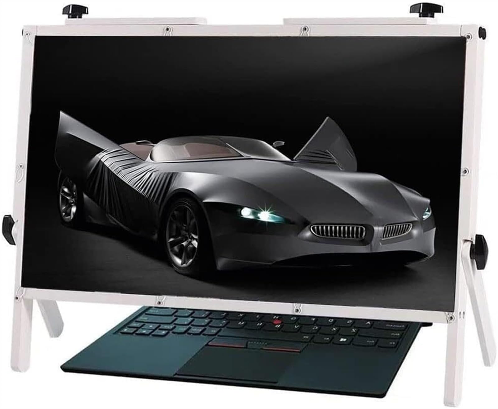 Okulary powiększające 3D Lupa ekranu laptopa o wysokiej rozdzielczości, ultra-przezroczyste powiększanie ekranu projektora, przenośne