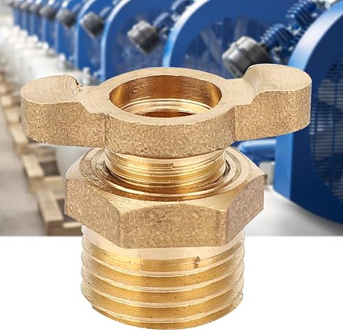 Miniatura 7 de Kit de reemplazo de válvula de drenaje de agua de latón G1/4 Cock de drenaje externo para accesorios de compresor de aire