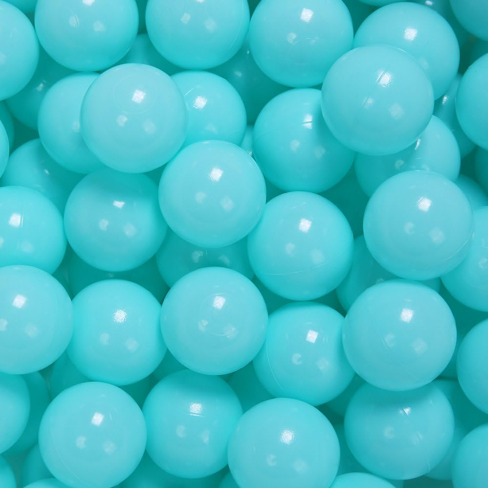Play Ball Pit Balls - 2.7inches Phthalate Free BPA Free Plastic Ocean Balls for Kids Toddlers and Babys for Playhouse Play Tent Playpen Pool Party Decoration(Pale Blue)