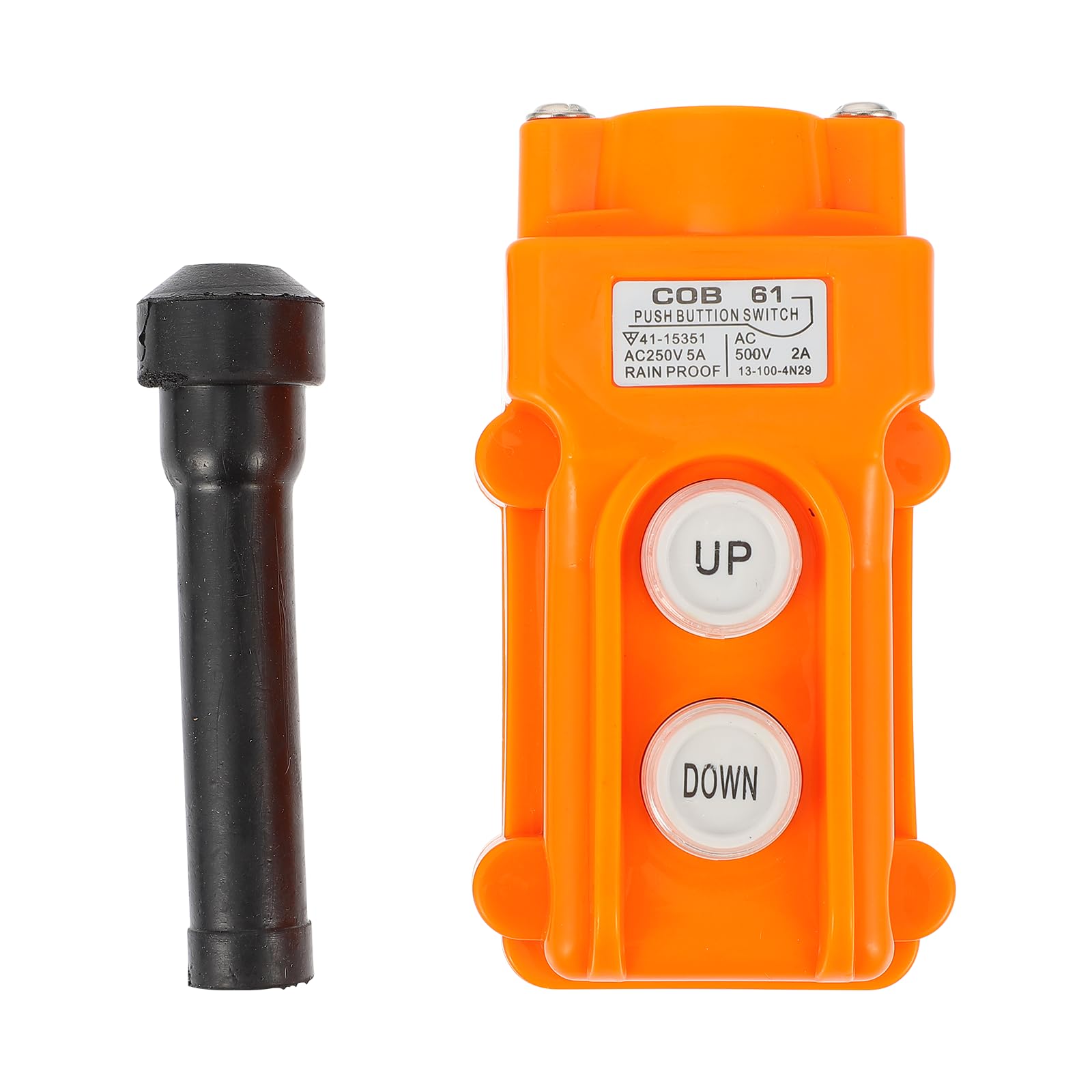 Controlador de Botón Naranja SHINEOFI Combinado 2a/5a 500v para Grúa 8