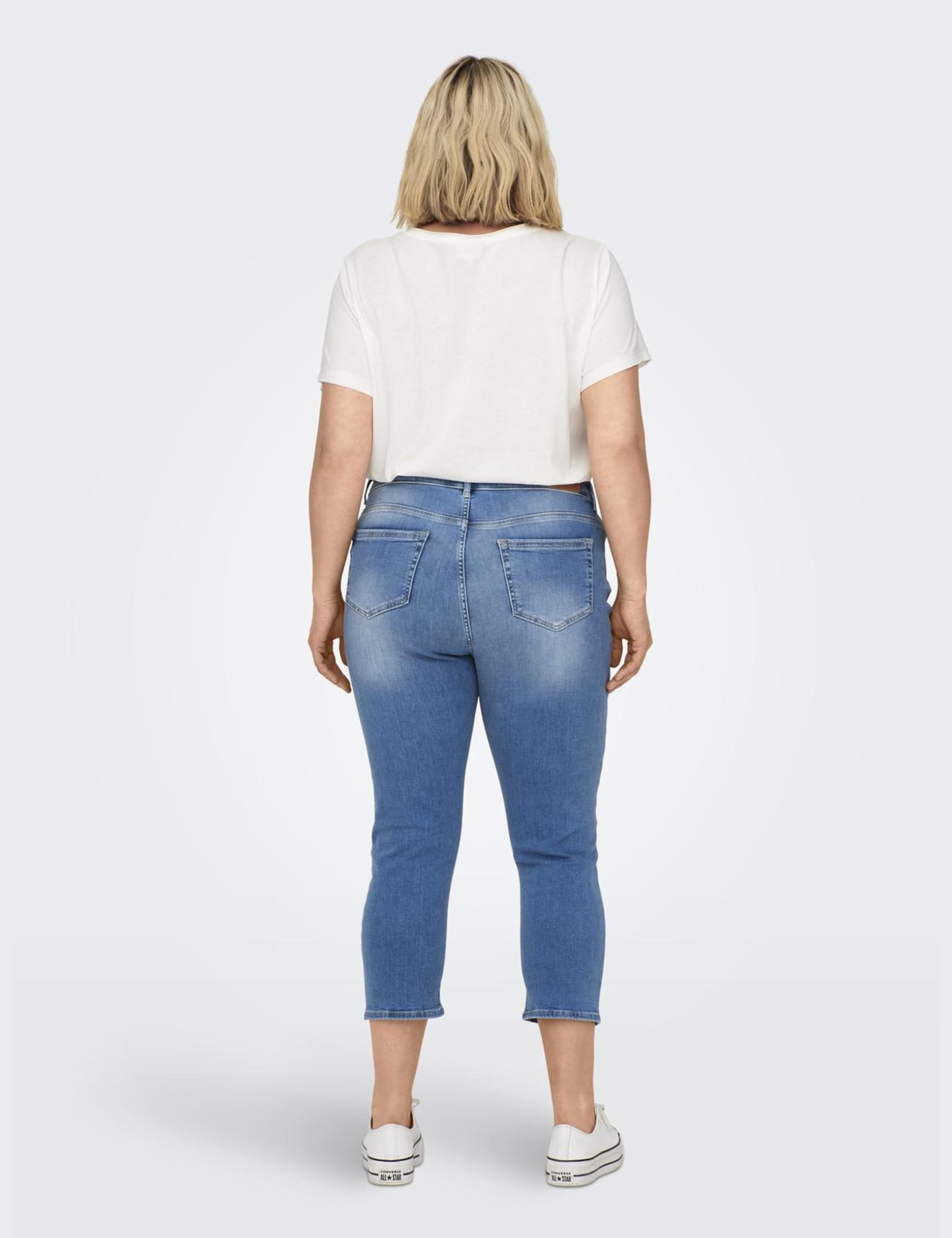 CARMAKOMA Regular fit Jeans CARWILLY Mid Waist Capri Skinny Fit Jeans