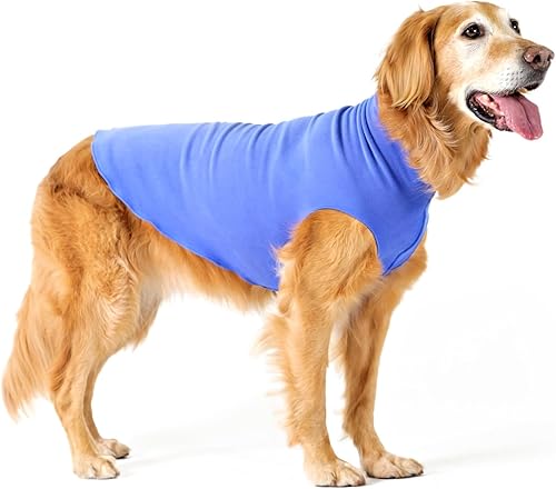Gold Paw - Abrigo elástico de lana para perro, ropa suave y cálida para perro, suéter elástico para mascotas, lavable en lavadora, ecológico, para