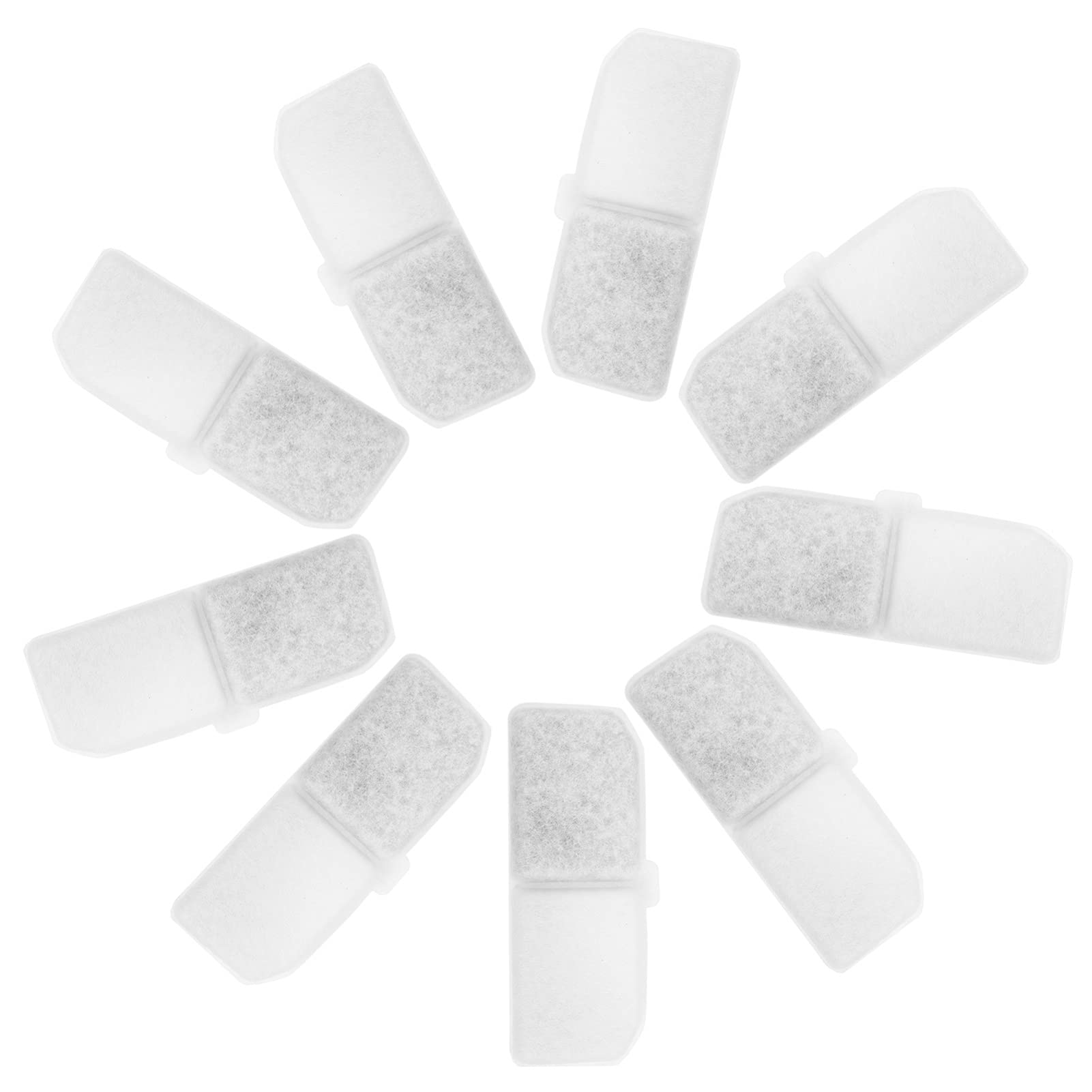 Filtros de Fuente de Agua para Gatos Filtros de Repuesto de Fuente para Mascotas con Adecuado para Dispensadores de Agua para Gatos 10 Unidades