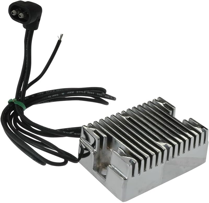 OEG Parts New CHROME Voltage Regulator Rectifier Compatible With Harley Davidson 74519-88, 1989-99 Evolution Big Twin, 32 AMP