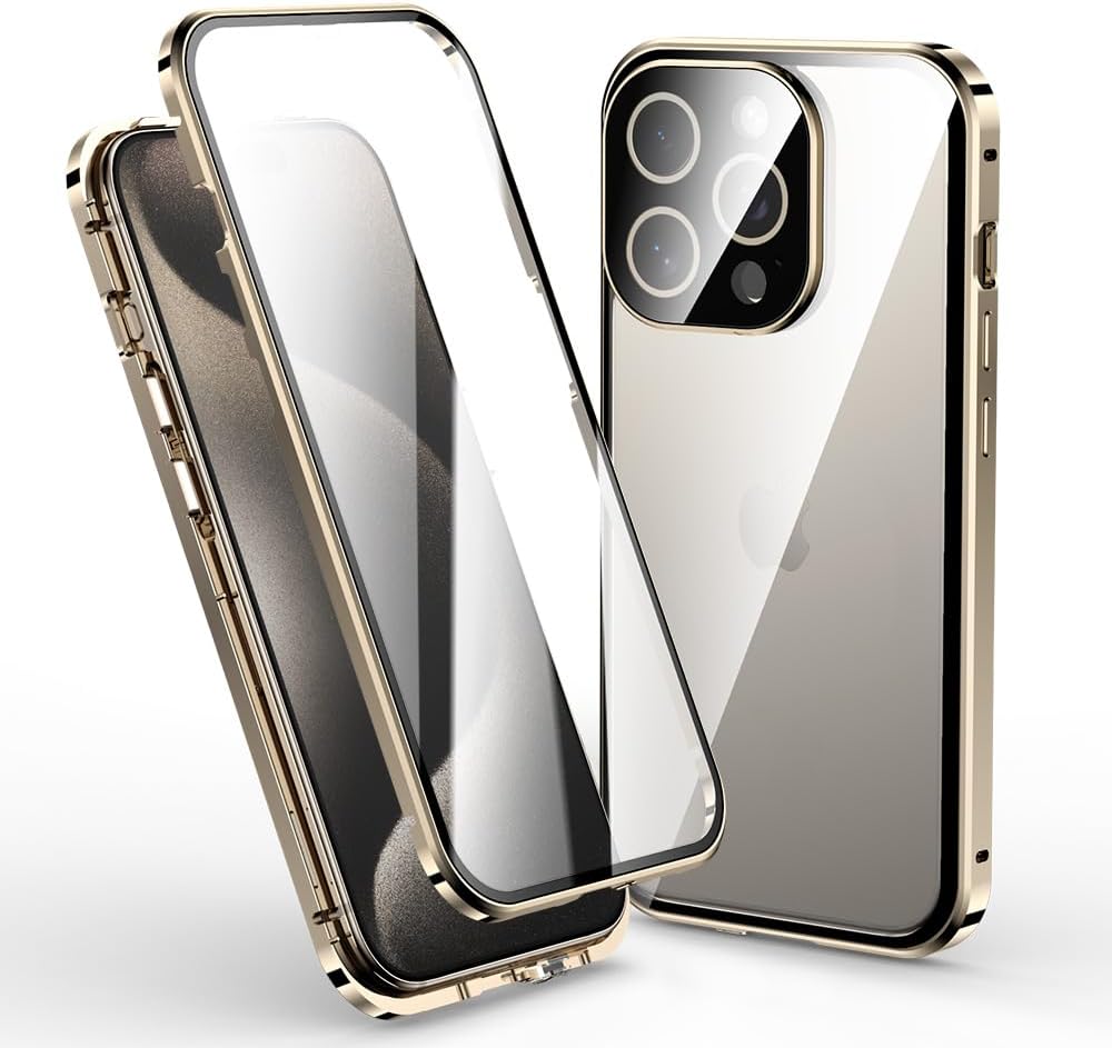 CeeEee Screen Protector Case for iPhone 15 Pro Max Clear