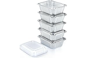 Spare Essentials 1 Lb Aluminum Pans with Lids: The Ideal Solution for...