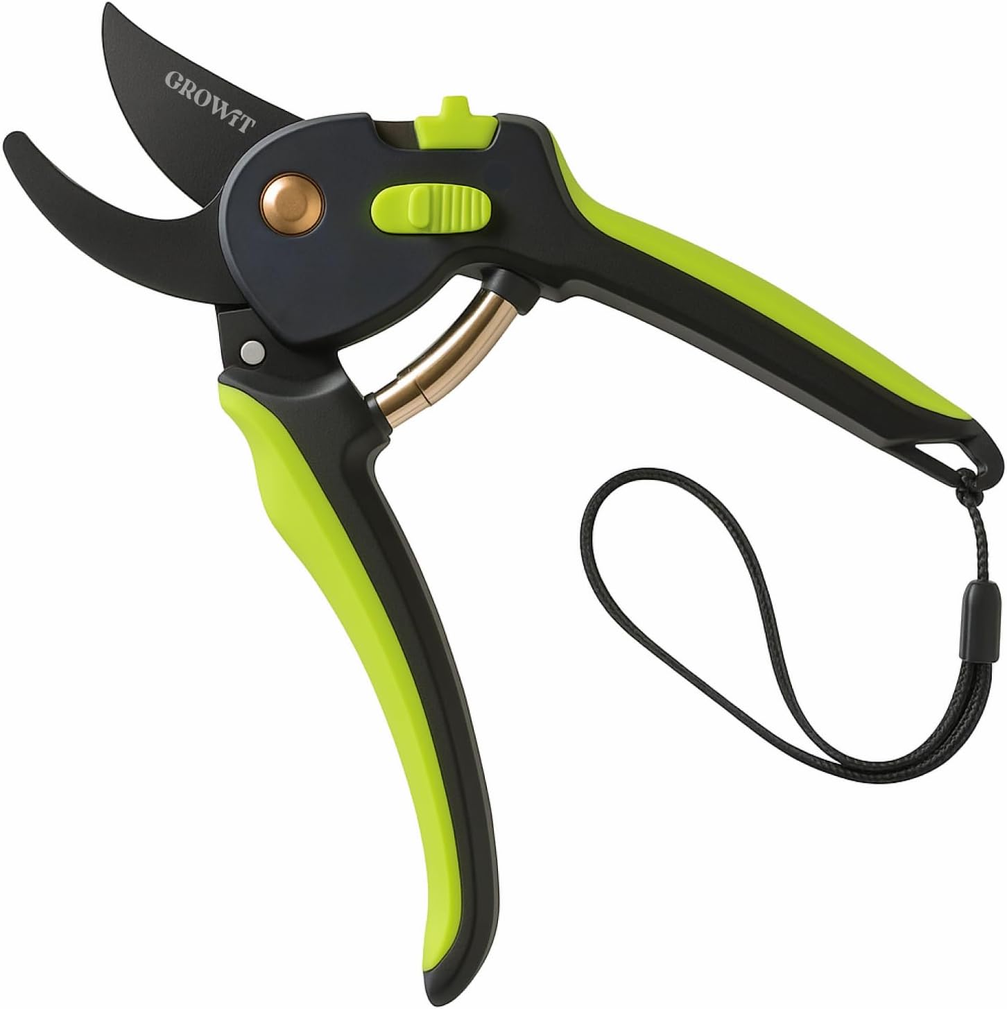 Craft911byLIME Ultra Sharp Pruning Shears Hedge Clipper: Dual-Size Arthritis-Friendly, Rust-Resistant, Cuts 3X Easier