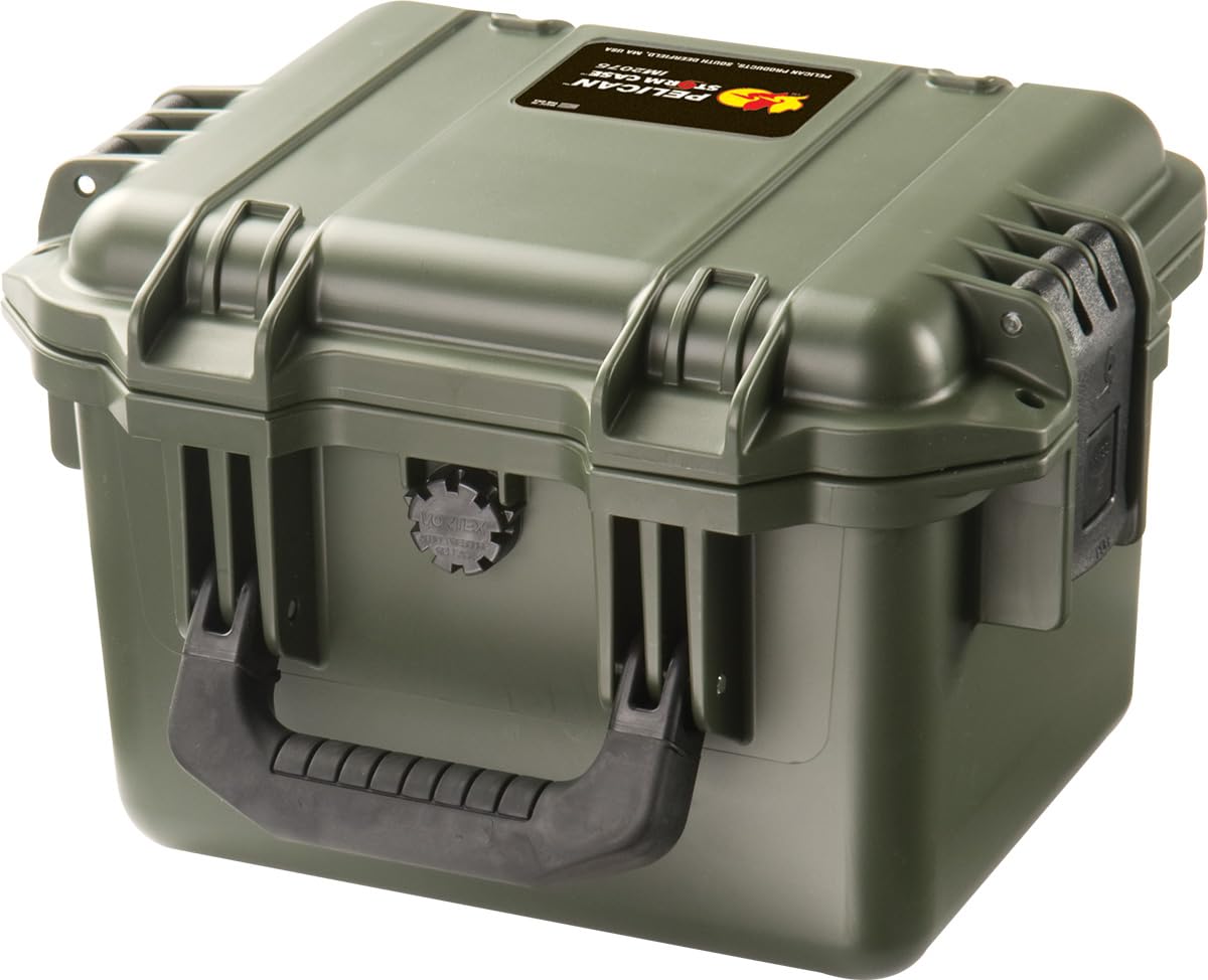 PELI iM2075 Custodia protettiva 8L No Foam OD Green Limited Edition - Custodia rigida impermeabile antipolvere per attrezzatura fotografica, droni, elettronica, antiurto, robusta custodia da trasporto