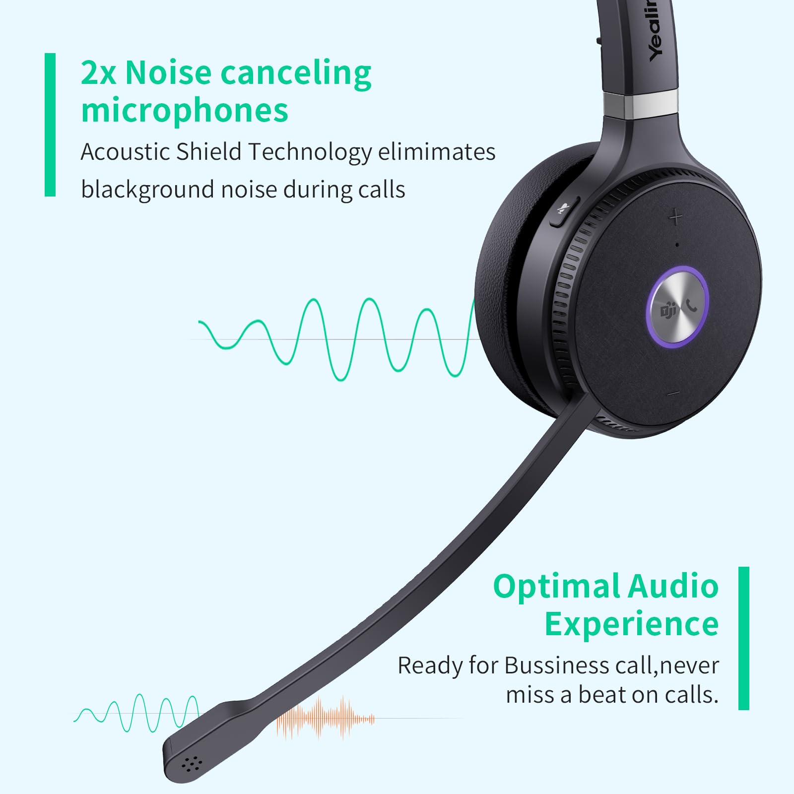 Auriculares Bluetooth Mpow Sveglia Mono Datasheet Yealink WH62