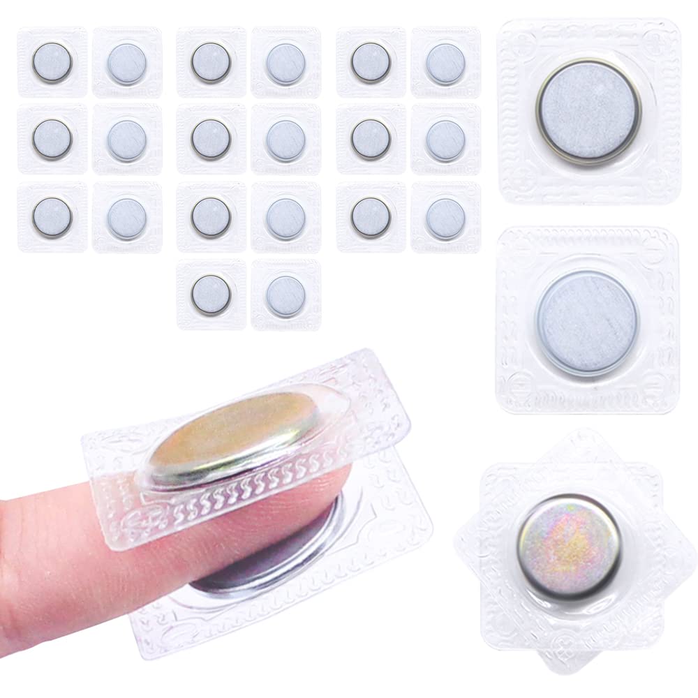 SEMINI Hidden Sew Magnetic Snap Invisible PVC Purse Closure for Fastener Handbag Cloth Clasp DIY Craft Sewing Tools