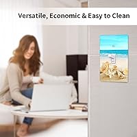 Vista 6 de Cubierta para interruptor de luz, placas de pared de conchas marinas en la playa, palanca individual de 1 banda, 4.5 x 2.76 pulgadas, 1 paquete