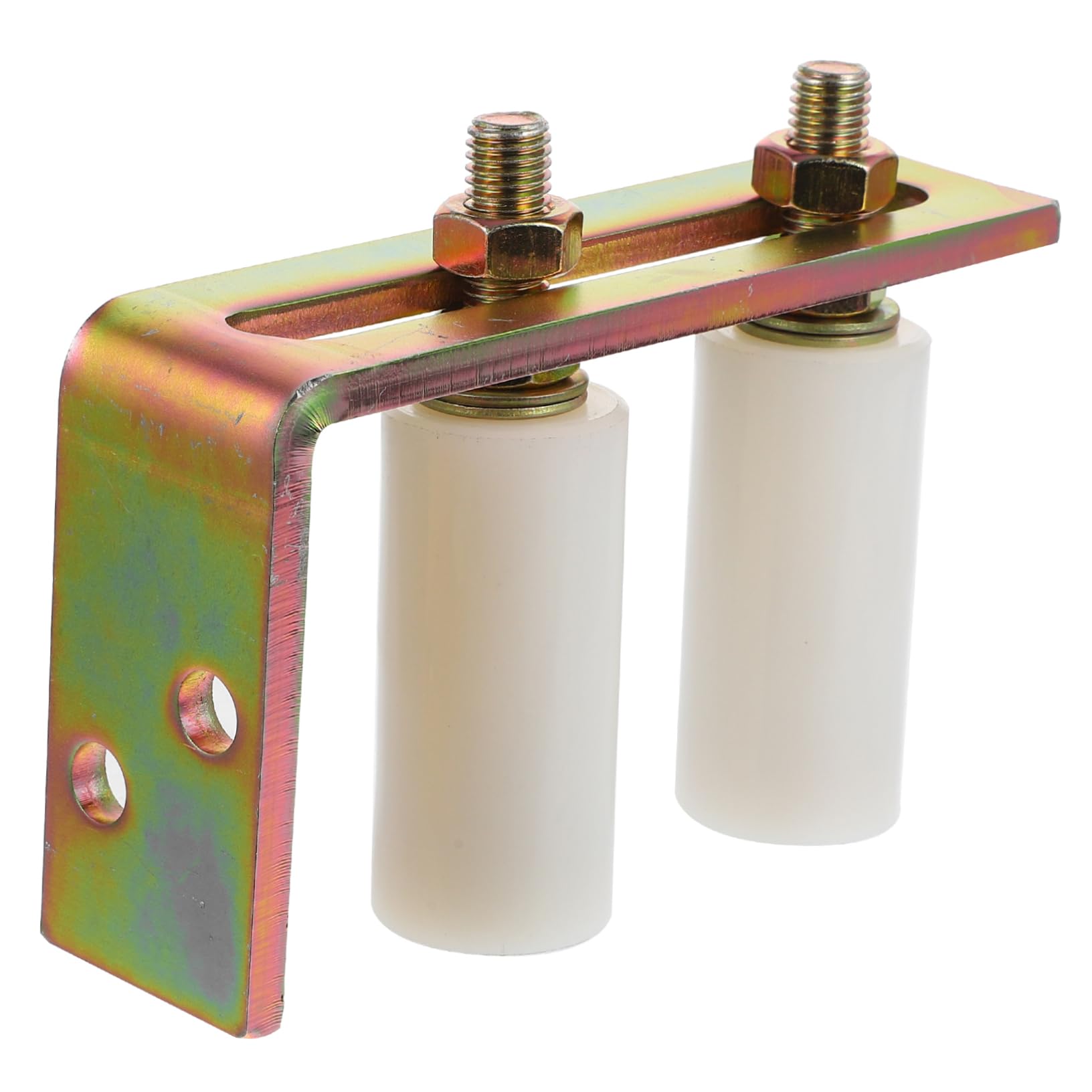 Galets de guidage de portail coulissant en nylon et acier robuste L