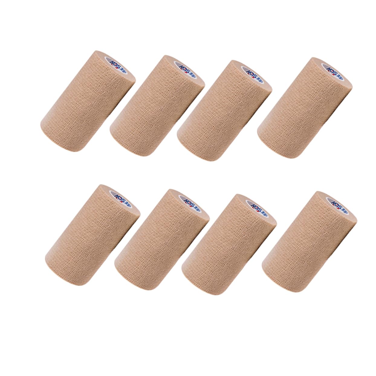 Self-Adhesive Elastic Bandage Wrap Khaki Medical Elastic Wrap for Athletes Comfortable Self-Stick Compression Tape for Sports Injuries Wrist