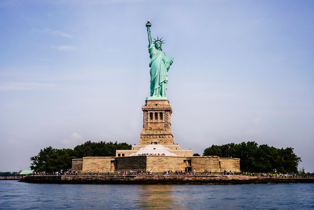 Amazon.com: Statue of Liberty New York City Harbor Photo