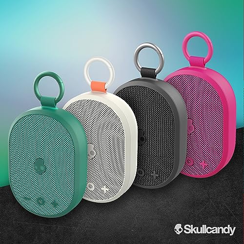 Image of Skullcandy Kilo Wireless Bluetooth Speaker - IPX7 Waterproof Mini Bluetooth Speaker with 24 Hour Battery, Downward Firing Passive Radiator, and True Wireless Pairing - Perfect for Outdoor (Green)