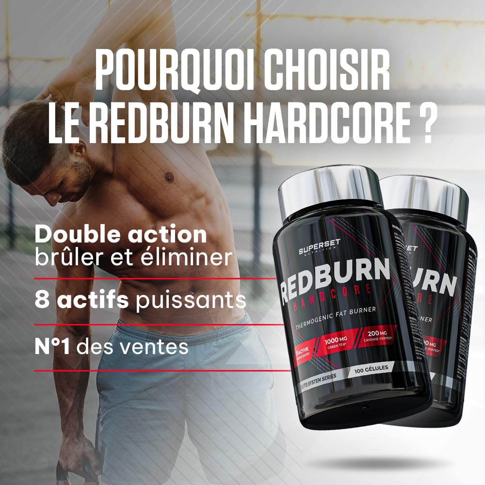 Superset Nutrition - Fettbrenner-kur – 50 Tage - Fettverbrenner - Definition und dauerhafter Verlust von Fettmasse