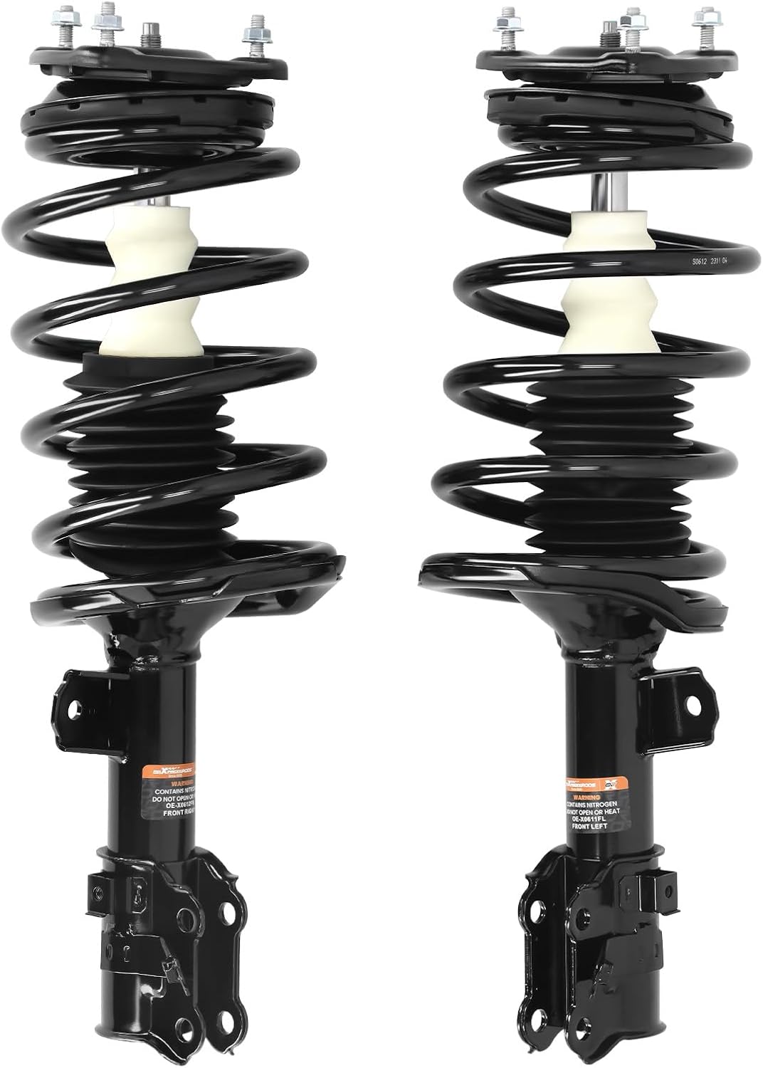 maXpeedingrods 2Pcs Front Struts for Hyundai Accent 2006-2011 Kia Rio & Rio5 2006-2011, 172298 172297 1331579L 1331579R Shock Absorbers Struts with Coil Spring Assembly